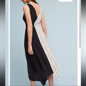 Anthropologie Maeve Elisabel two toned midi dress